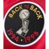Houston rockets champ city red satin jacket