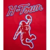 Houston rockets classic red wool leather varsity jacket