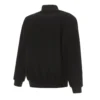 Houston rockets one color black wool varsity jacket