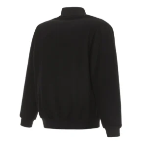 Houston rockets one color black wool varsity jacket