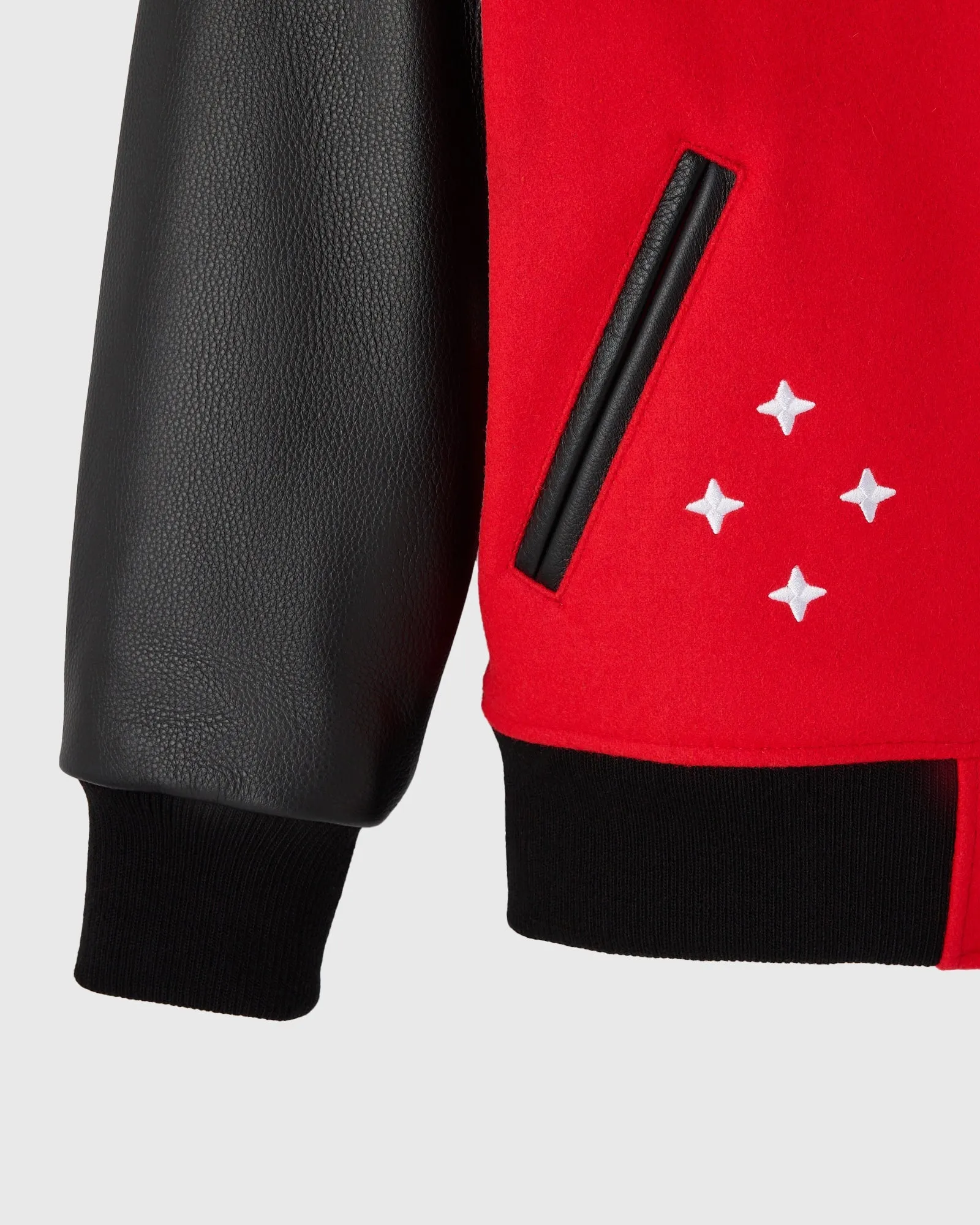 Houston rockets ovo x nba wool leather waist detail