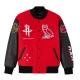 Houston rockets ovo x wool leather varsity jacket
