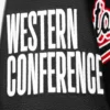 Houston rockets pro standard script tail black wool and leather varsity jacket 7