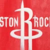 Houston rockets real leather varsity jacket red 4