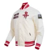 Houston rockets retro classic jacket white