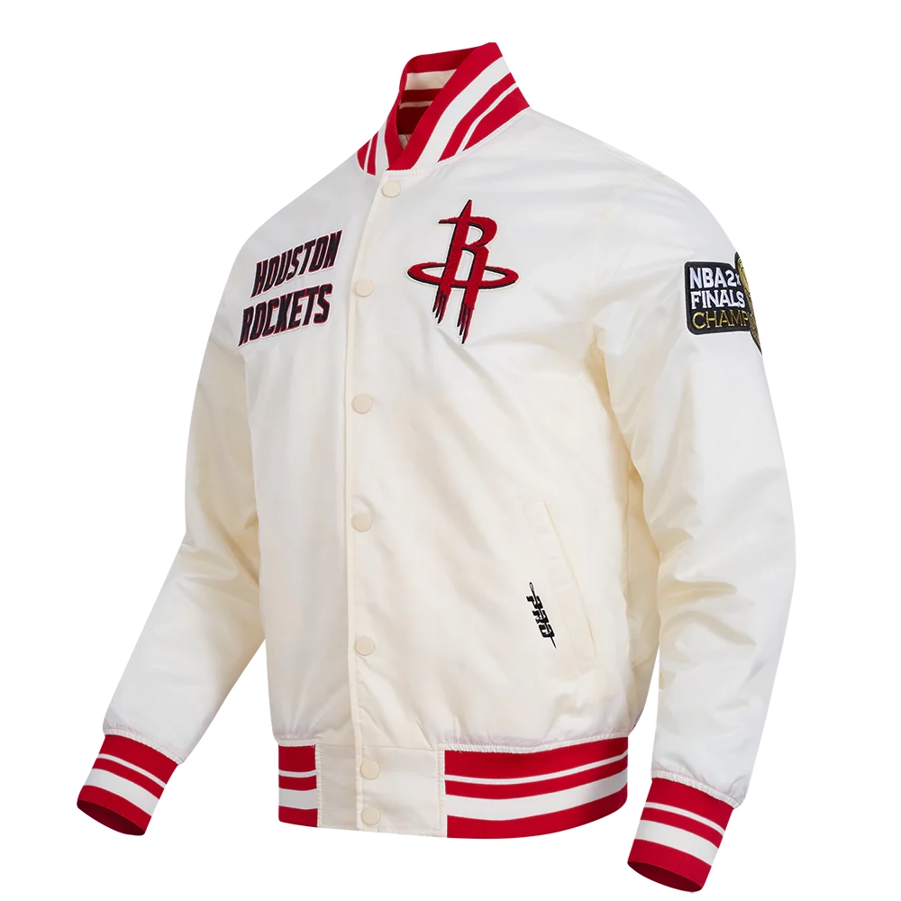 Houston rockets retro classic jacket white
