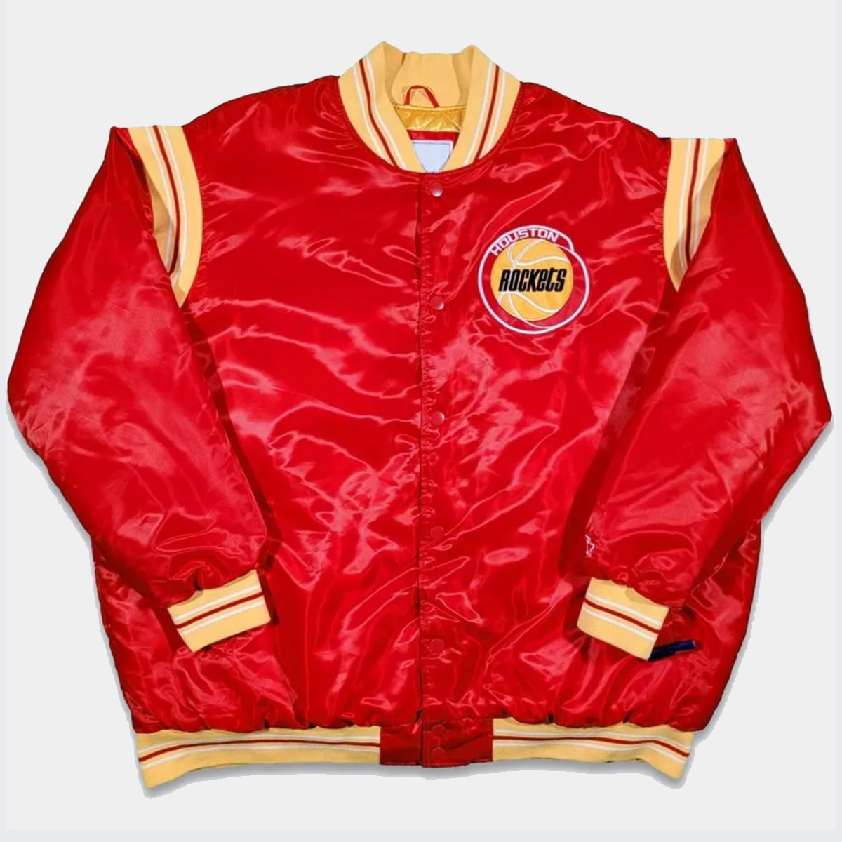 Houston rockets teddy satin jacket