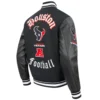 Houston texans classic rib wool varsity jacket