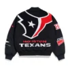 Houston texans pennant navy varsity wool jacket