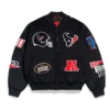 Houston texans pennant varsity jacket