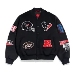 Houston Texans Pennant Black Wool Jacket