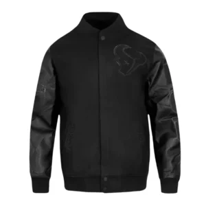 Houston texans triple black jacket