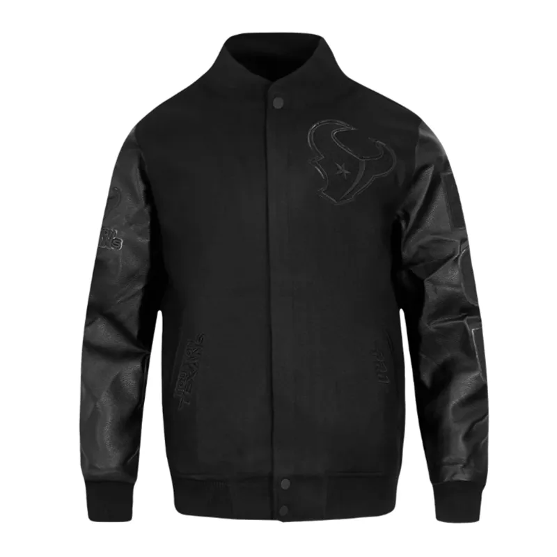Houston texans triple black jacket
