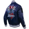 Howard bison homecoming full snap satin jacket