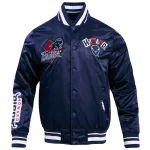 Howard Bison Homecoming Navy Satin Jacket