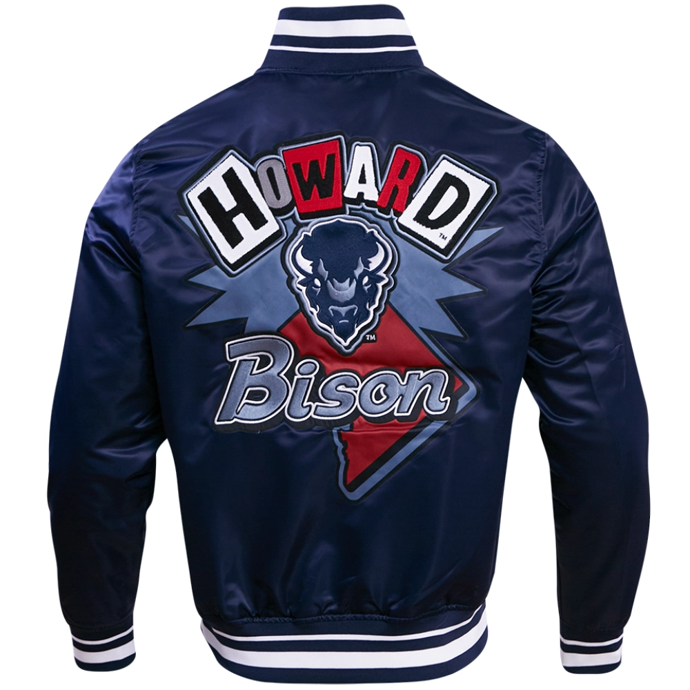 Howard bison homecoming full snap varsity jacket