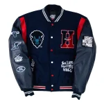 Howard University Motto 3.0 Wool/Leather Jacket