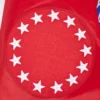 Imagephiladelphia 76ers script tail full snap satin varsity jacket red 1