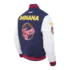 Indiana fever retro classic ribbed varsity jacket
