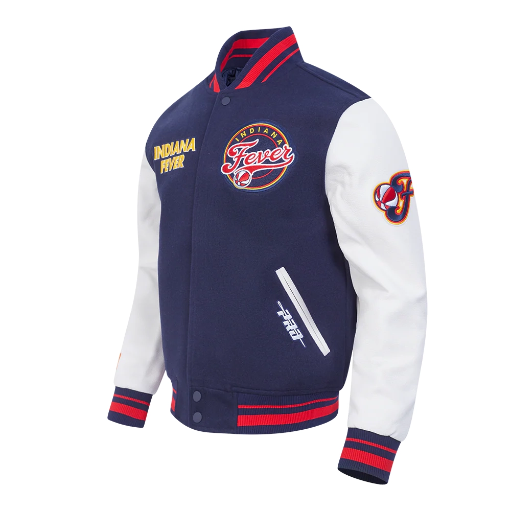 Indiana fever retro classic wool varsity jacket