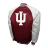 Indiana hoosiers franchise club the game satin varsity jacket 1