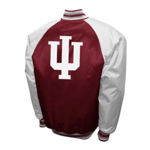 Indiana hoosiers franchise club the game satin varsity jacket 1
