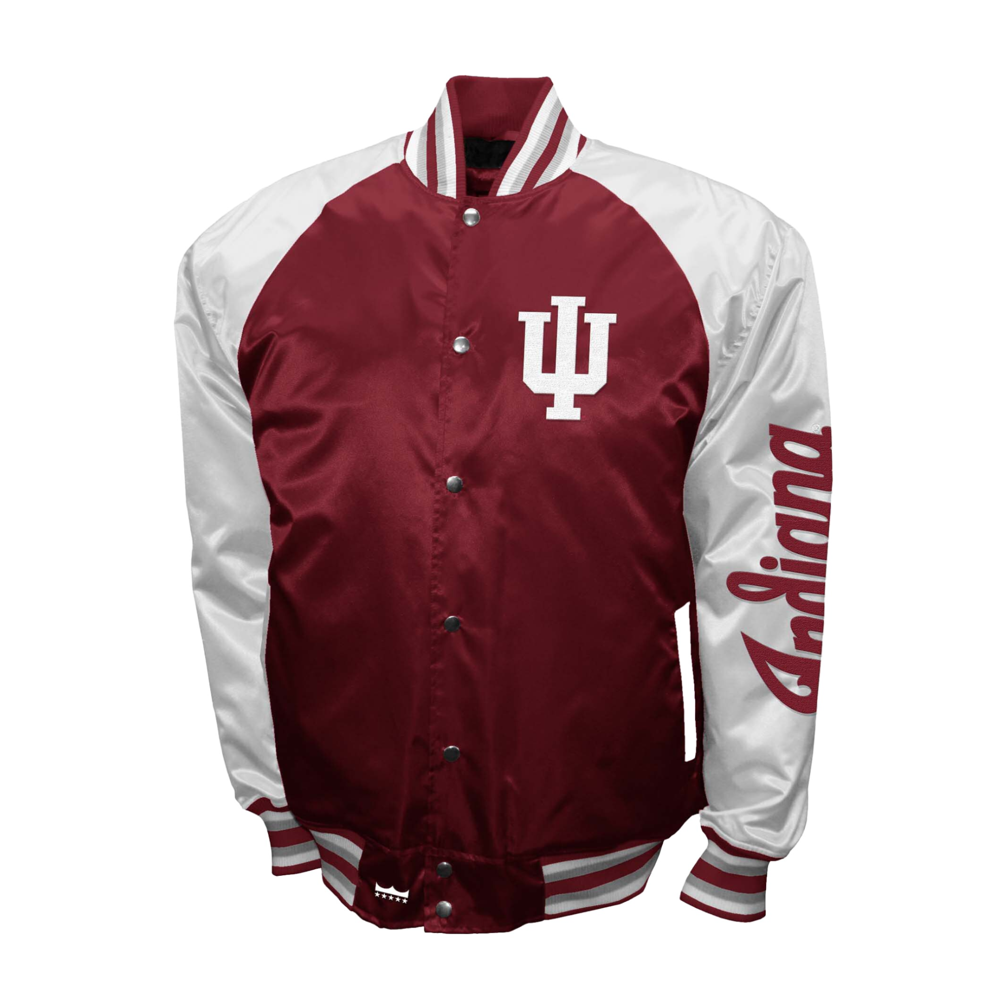 Indiana hoosiers franchise club the game satin varsity jacket 3