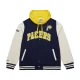 Indiana pacers courtside hooded jacket
