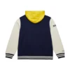 Indiana pacers courtside hooded varsity jacket