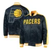 Indiana pacers the offensive navy varsity jacket