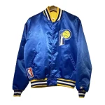 Indiana Pacers Vintage Royal Blue Satin Jacket