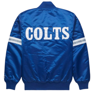 Indianapolis colts bomber royal jacket