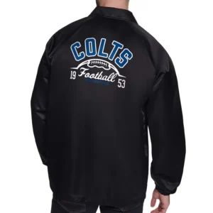 Indianapolis colts logo coaches jacket