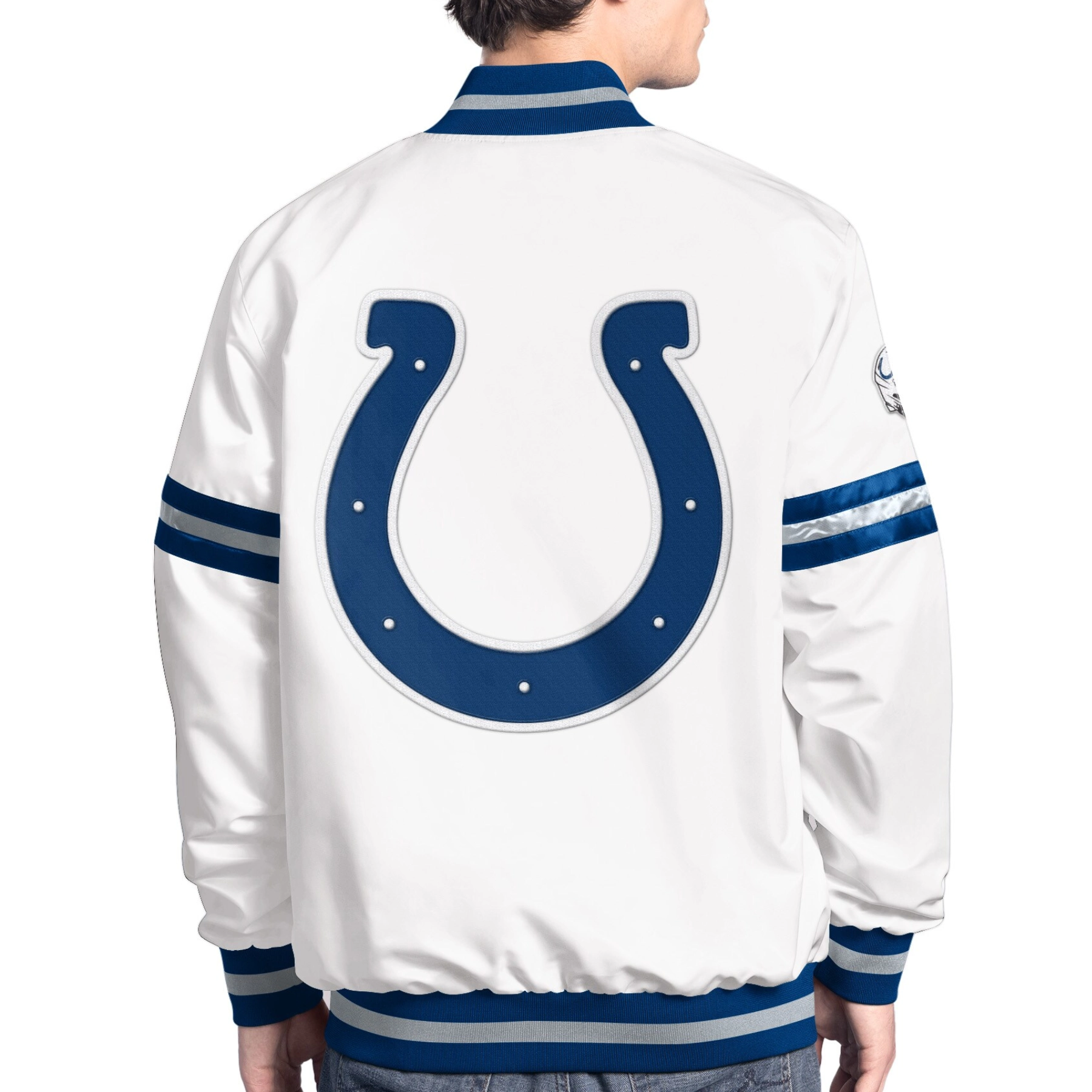 Indianapolis colts scout satin jacket