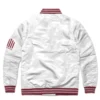 Iowa state ames arch varsity satin varsity jacket white 1 1