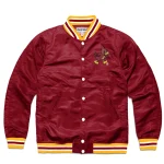 Iowa State Cyclones Logo Full-Snap Red Satin Jacket