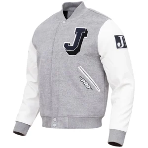 Jackson state tigers classic wool leather varsity jacket