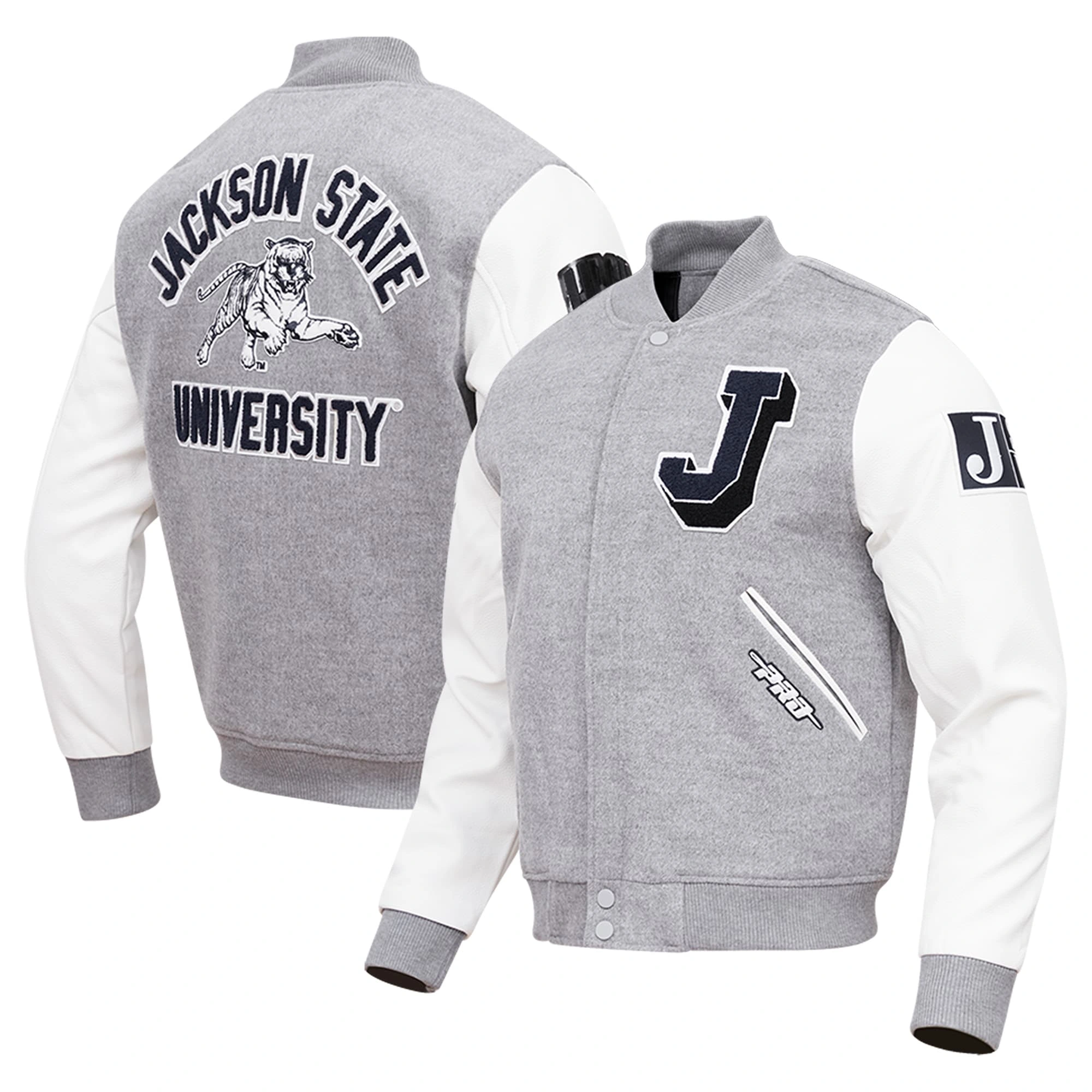 Jackson state tigers classic wool varsity jacket