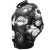 Jeff hamilton limited edition 50th anniversary of hip hop nba collage black white leather jacket 2
