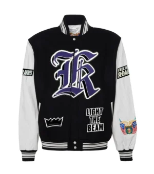 Jeff hemilton x sacramento kings wool leather varsity jacket 1