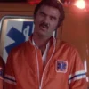 Jj run burt reynolds orange satin jacket
