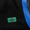 Jordan x aleali may black wool leather varsity jacket 5