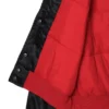 Jordan x nike womens black satin varsity jacket 5