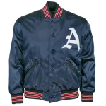 Kansas City Athletics 1960 Authentic Navy Satin Jacket