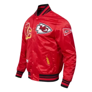 Kansas city chiefs best of mens satin jacket