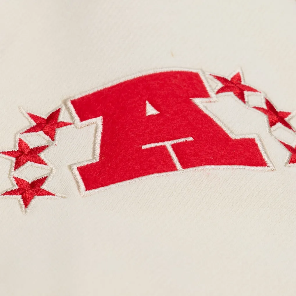 Kansas city chiefs browncream dusted hooded sleeve logo