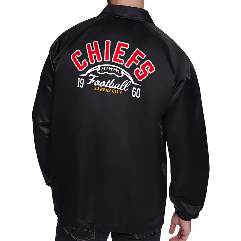 Kansas city chiefs coaches black jacket