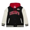 Kansas city chiefs courtside hooded jacket