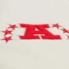 Kansas city chiefs courtside hooded varsity sleeve logo