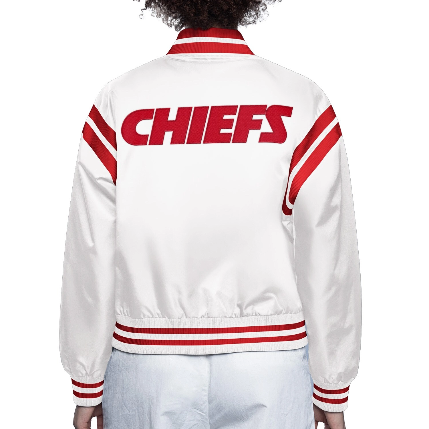 Kansas city chiefs full count satin jacket
